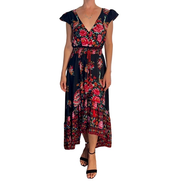 Dresses & Skirts - Spanish Style / Bohemian High-Low Maxi Dress